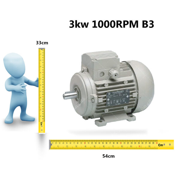 3kw-1000RPM-B3