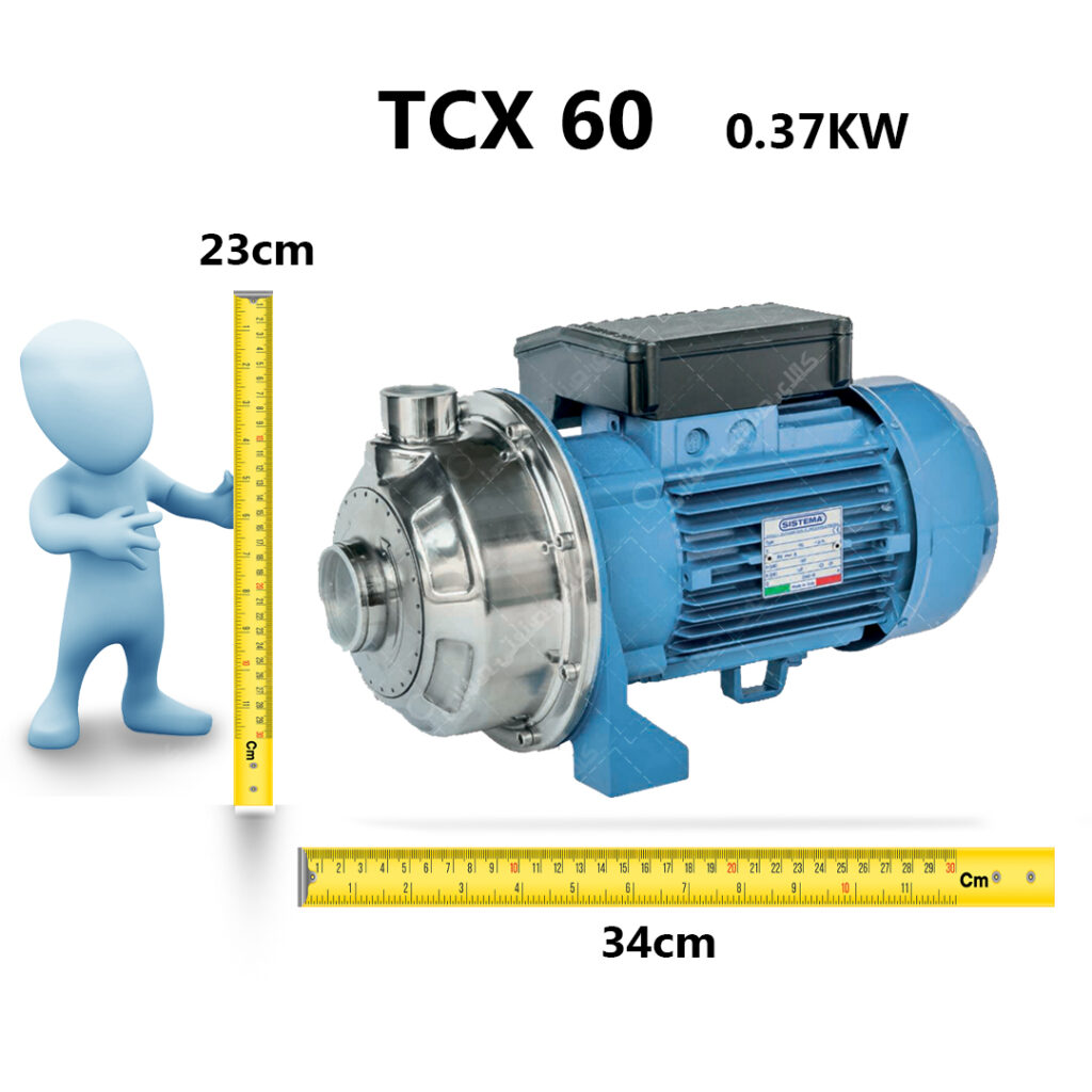 پمپ سانتریفیوژ استنلس استیل تک پروانه